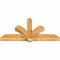 Ekena Millwork Redmond Rough Sawn Timber Gable Bracket, Western Red Cedar, 72"W x 36"H x 6"D x 6"F, 12/12 Pitch GBW072X36X0606RED00RWR - alternate 3